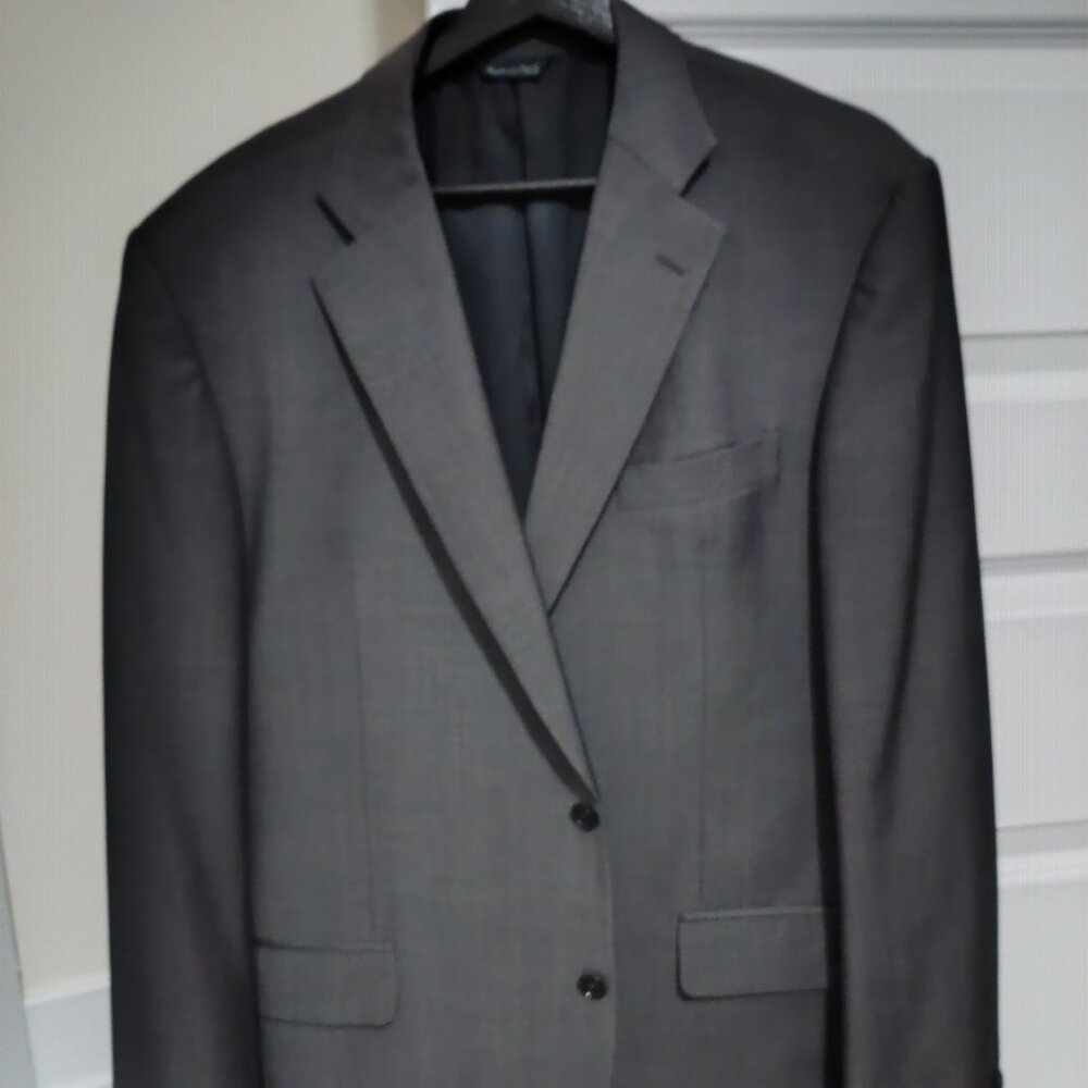 Bernard Denault Tombolini Men's Grey Jacket Blazer, T400